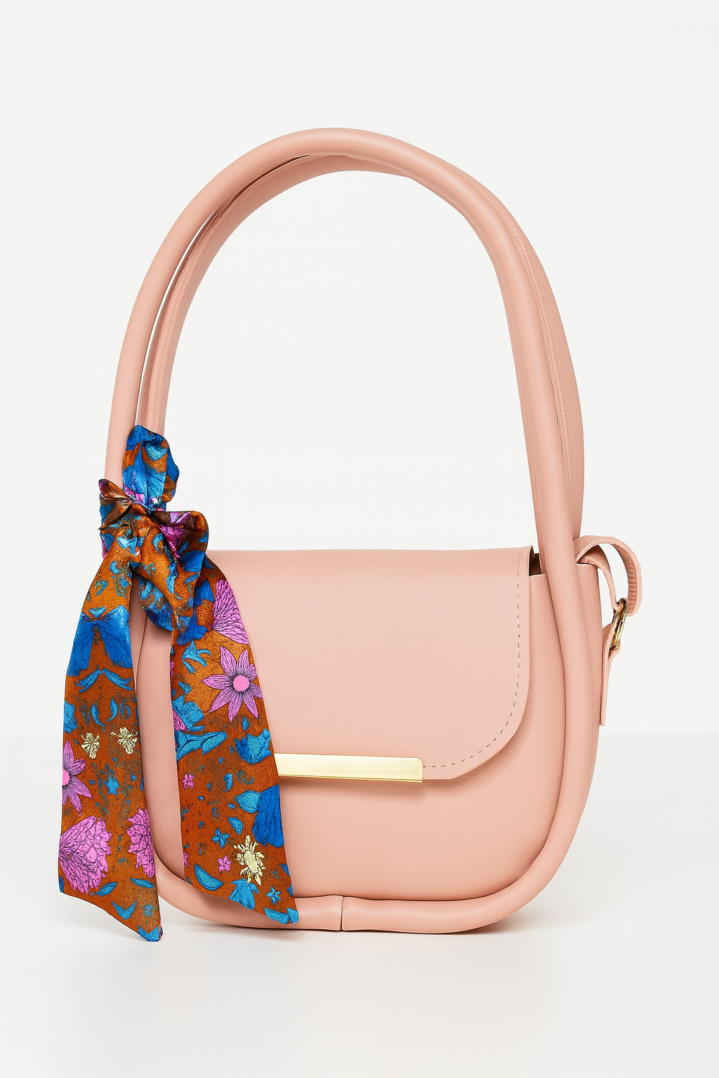 Soft Hobo Shoulder Bag(Pink)