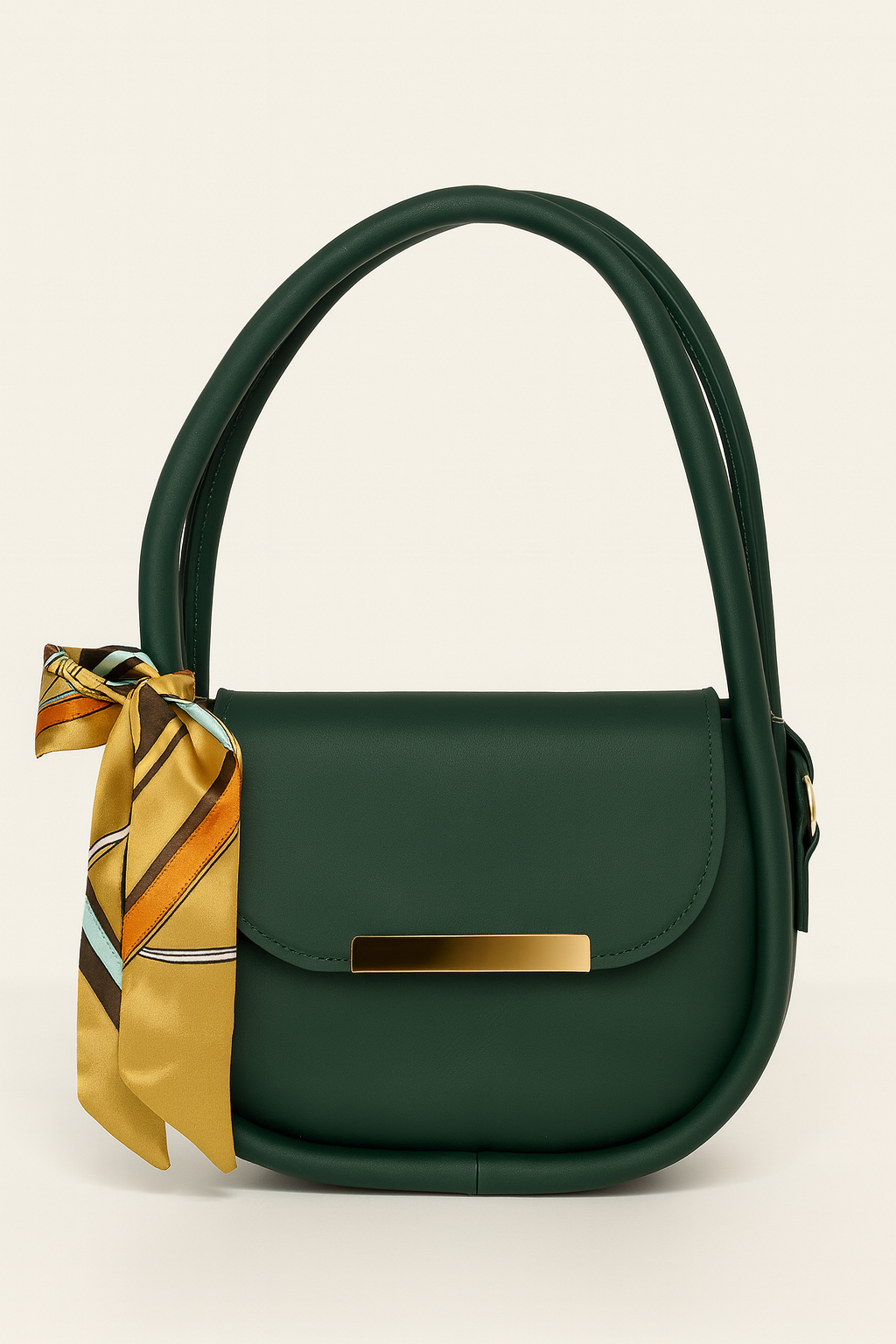 Soft Hobo Shoulder Bag(Green)