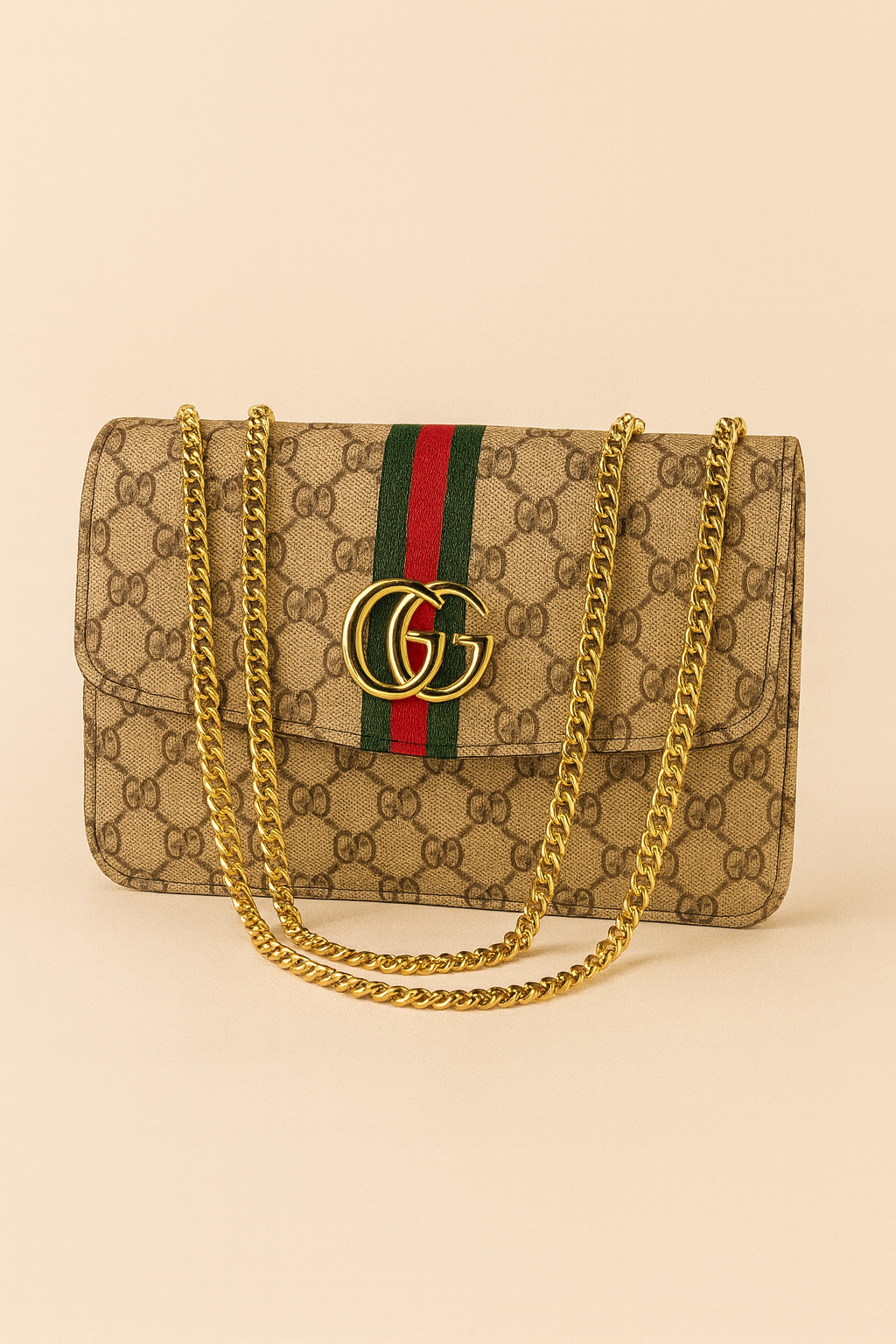 Gucci Signature Web Chain Bag
