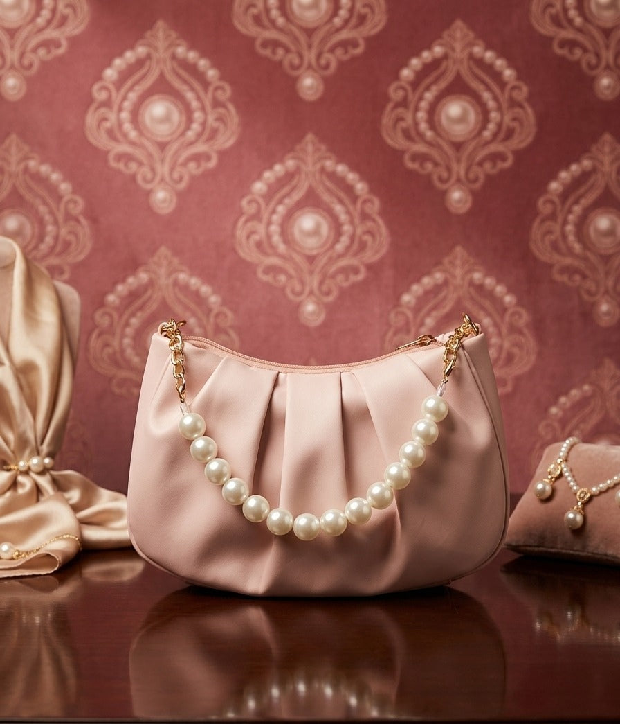 Blush Pink Luxury Shoulder Bag